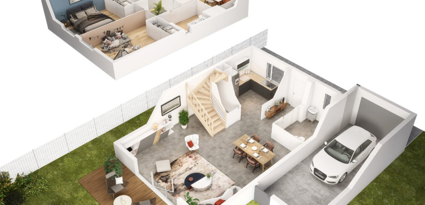 Jardin Riviera – Saint-Sauveur – Villas T4 et T5